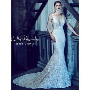 Calla Blanche Connie 18108 Wedding Gown Size 8